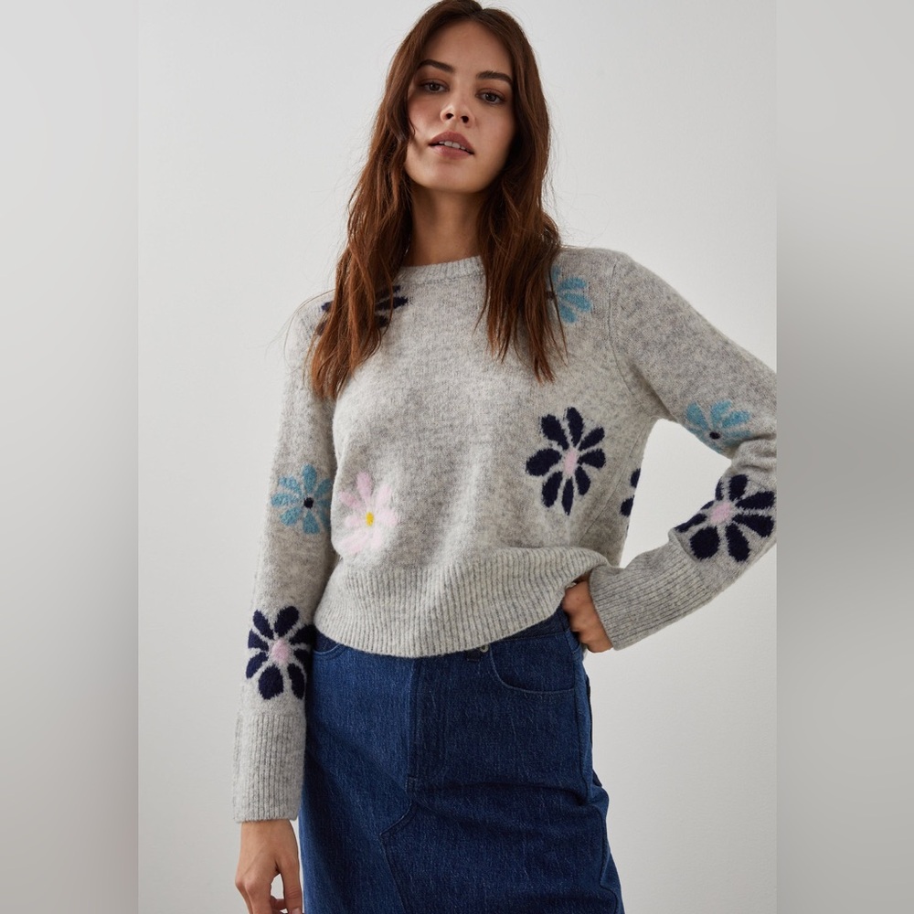 Rails Anise Sweater in Grey Multi